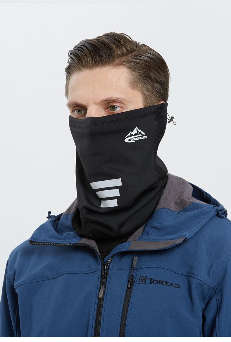 Windproof Warm Cycling Hiking Scarf Drawstring Skiing Snowboard Face Neck Gaiter Men Headband MTB Winter Bandana for Men Women Summer Cool Printed Half Mask Bandana Face Cover Neck Gaiter Bike Outdoor Sport Fishing Cycling Ski Hiking Tube Scarf Men Women