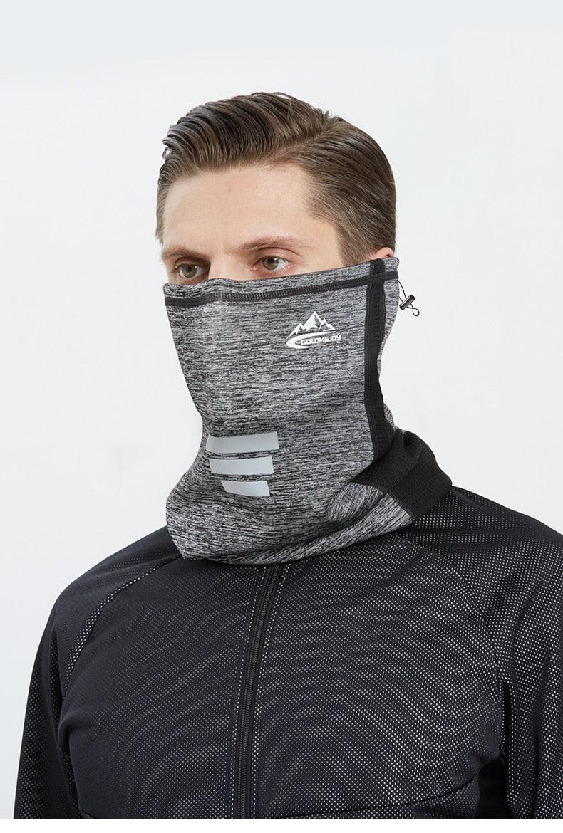Windproof Warm Cycling Hiking Scarf Drawstring Skiing Snowboard Face Neck Gaiter Men Headband MTB Winter Bandana for Men Women Summer Cool Printed Half Mask Bandana Face Cover Neck Gaiter Bike Outdoor Sport Fishing Cycling Ski Hiking Tube Scarf Men Women
