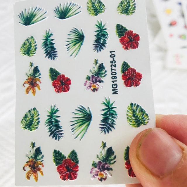 Winter Christmas Acrylic Engraved Nail Sticker Colorful Snow Design Decals Nail Water Slide Decals Nail Art Stickers Decals Christmas Snowflake Bronzing Christmas Slider Nail Art 3D Decals Decoration Decals Snowflakes Elk Bear Christmas Xmas Stickers