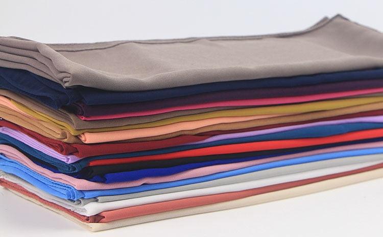 Winter Fashion Long Solid Color Soft Muslim Bubble Chiffon Hijab Scarf Shawls Hijab Elegant Scarf Wrap Lightweight Islamic Head Wear Escharpe Shawls Headband Wraps Lightweight Head Scarves Ladies Hijabs For Women