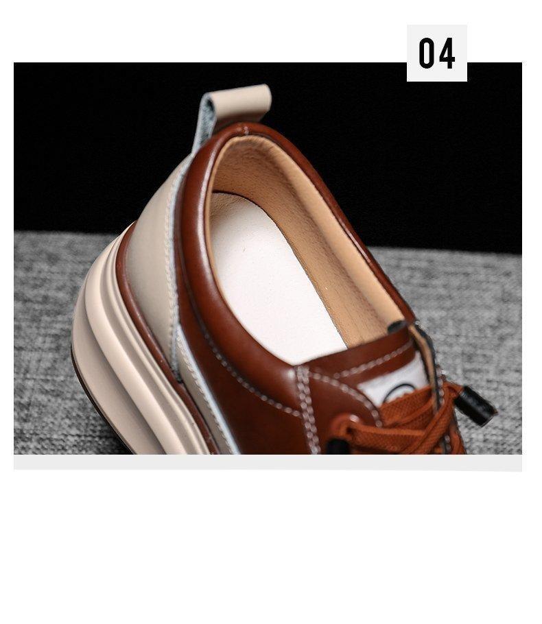Winter Thich Womans Sneakers Warm Casual Vulcanized Shoes High Platform Boots Lace Up High Top Leather Sneakers Woman High Fashion Thick Soled Sports Walking Platform Shoes 7CM