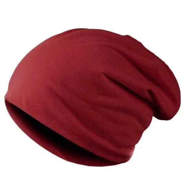 Winter Warm Hats For Women Casual Stacking Knitted Caps Men Hats Solid Color Hip Hop Unisex Female Beanies For Winter Men Women Baggy Beanie Knit Hats Warm Winter Knit Hat