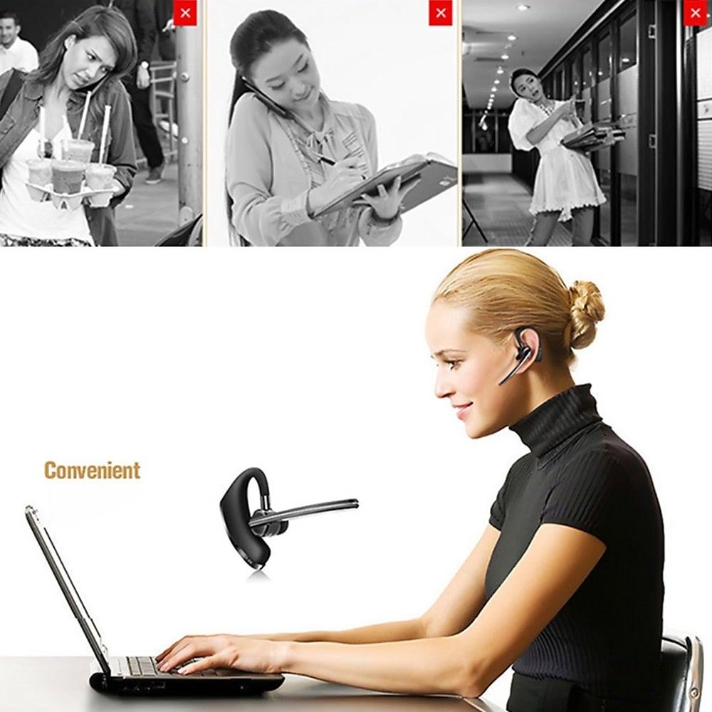 Wireless Earphonenduction Open-Ear Bluetooth Headphones Includes Sticker Pack Business Headset Handsfree Call Headphone Driving Sports Earbud With Mic headset Bass Earphones