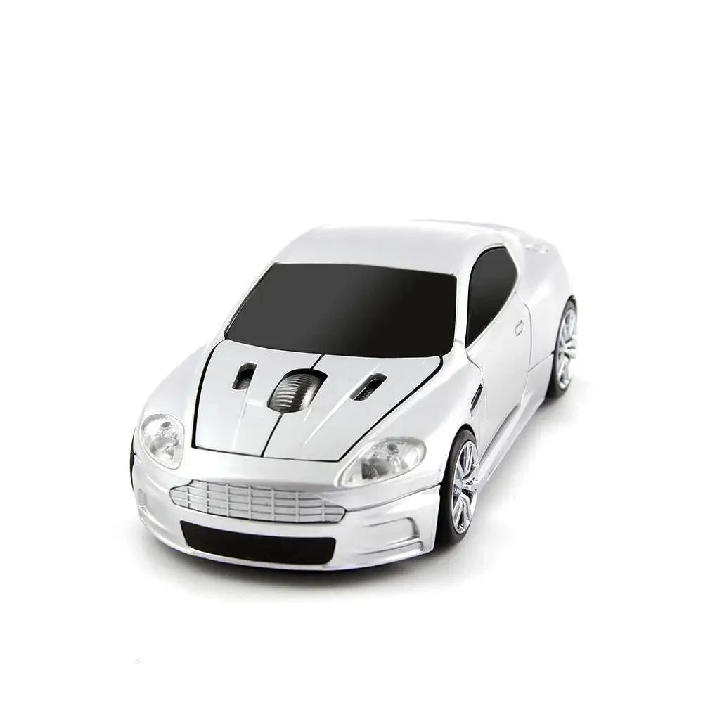 Wireless Mouse Blue Car Shaped Design 1600DPI Mouse USB Optical Ergonomic 3D Sports Car Mice For Laptop