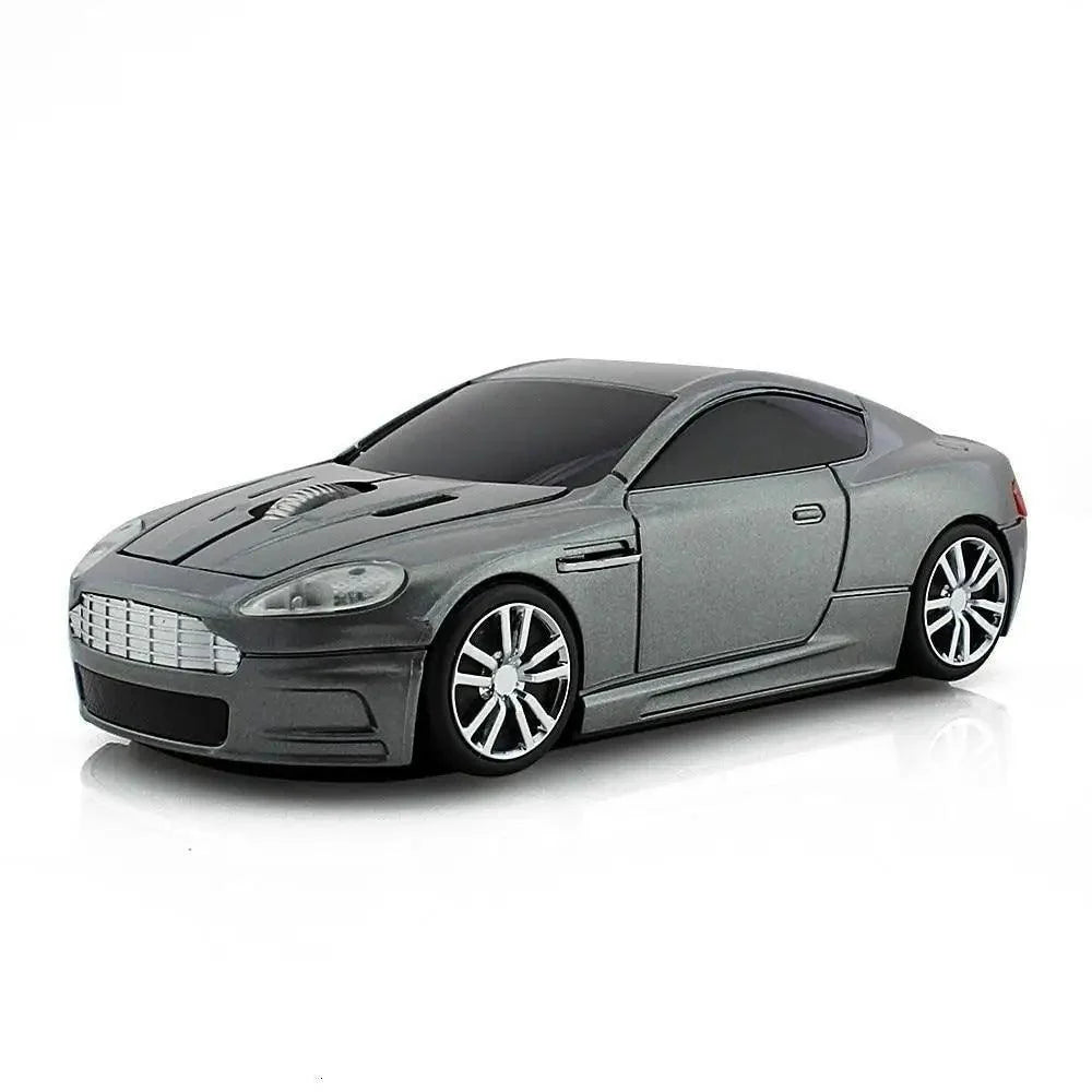 Wireless Mouse Blue Car Shaped Design 1600DPI Mouse USB Optical Ergonomic 3D Sports Car Mice For Laptop