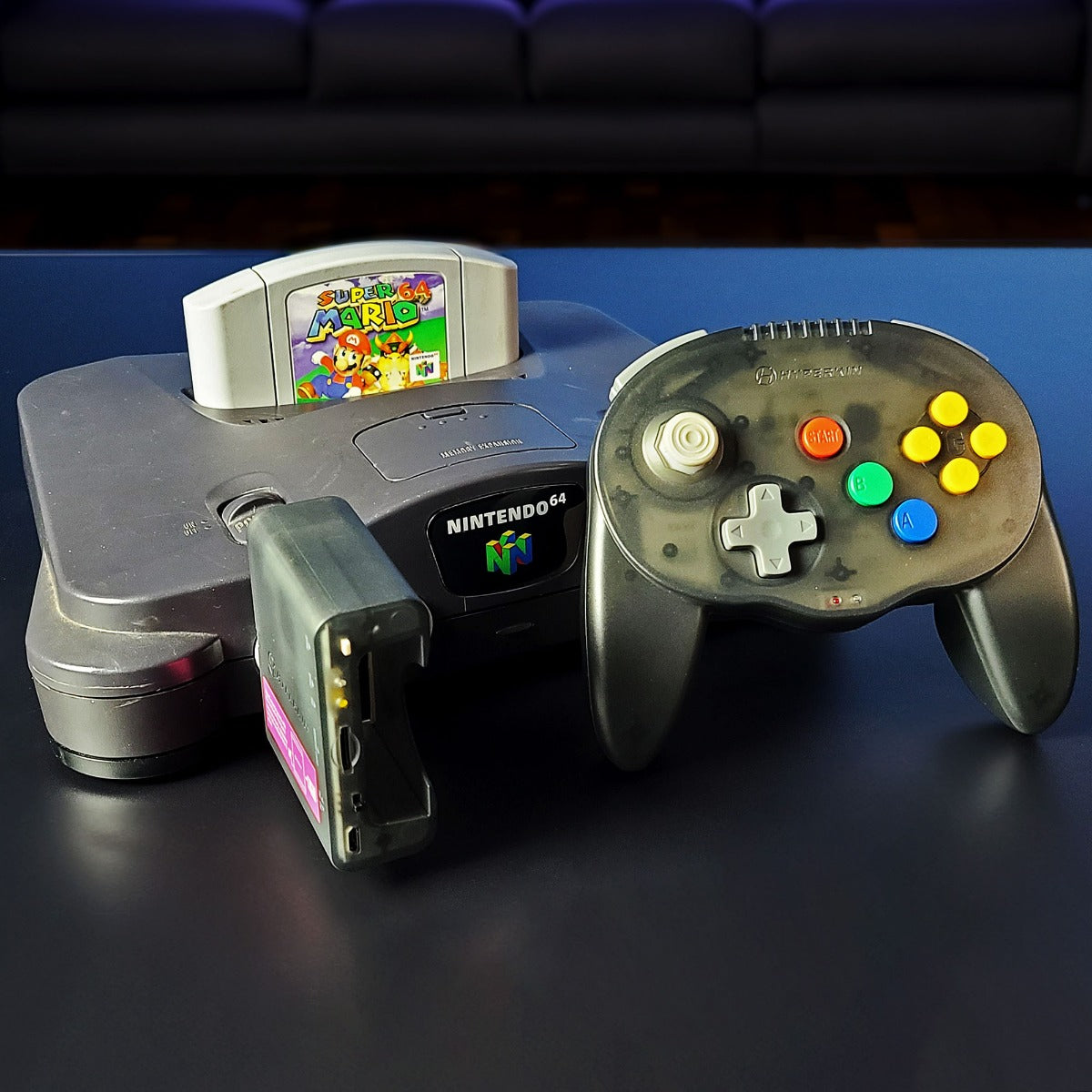 N64 / Switch / PC Wireless Controller Clear Black