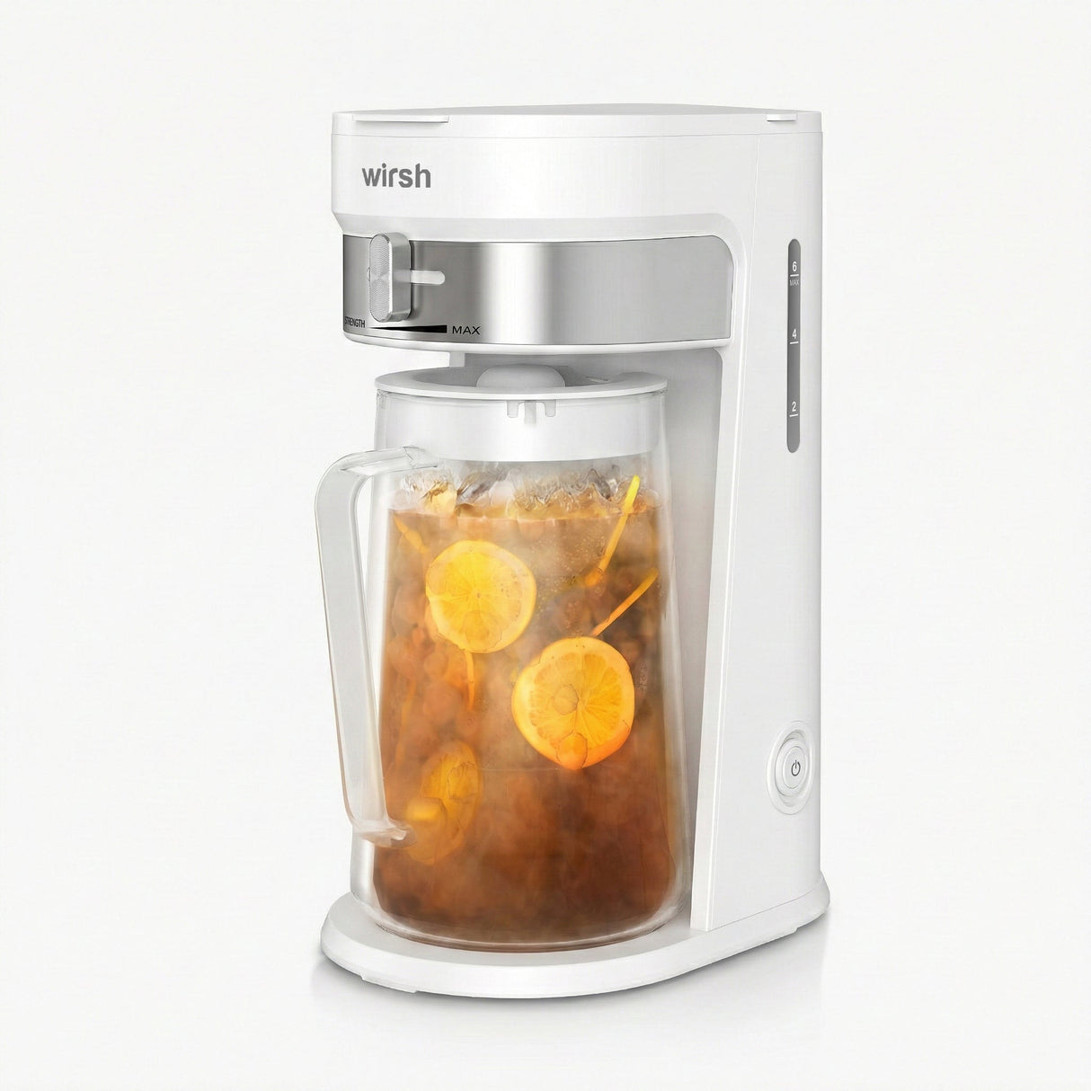 Wirsh Iced Coffee Maker, Iced Tea Maker with 85 Ounce Pitcher,Strength Control and Reusable Filter
