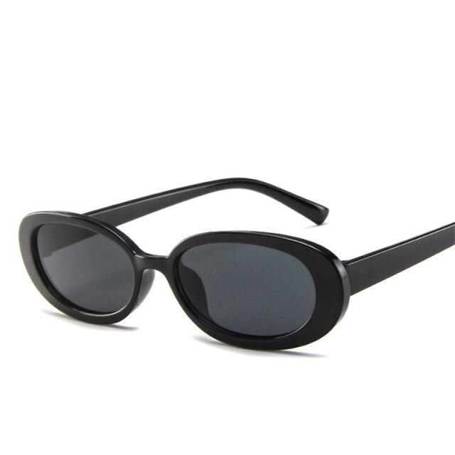 Women Luxury Pink Oval Sunglasses Retro Design Glasses Female Small Eyewear Women Elegant Reader Glasses Ultra Slim Compact Unisex Light Weight Glasses For Women