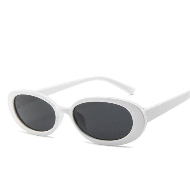 Women Luxury Pink Oval Sunglasses Retro Design Glasses Female Small Eyewear Women Elegant Reader Glasses Ultra Slim Compact Unisex Light Weight Glasses For Women