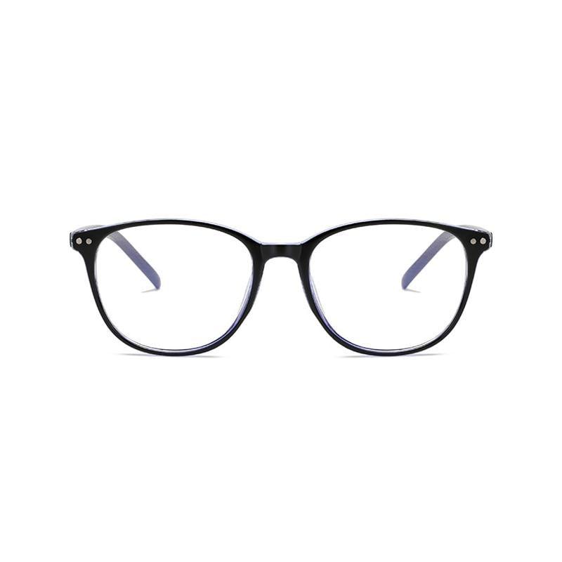Women Myopia Glasses Ladies Blue And Anti Eye Strain Headache Computer Glasses Transparent Lens Film Coated Oval Formed Myopia Glasses -1.0 -1.5 -2.0 -2.5 -3.0 -3.5 -4.0 -4.5 -5.0 -5.5