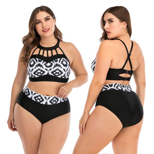 Women Push Up Bikini Sets Swimwear Women Swimsuit Plus Larges Size Bathing Swimming Suits Beachwear Women's Swimsuits Halter Push Up Bikini Two Piece Bathing Suits Women Plus Size Bikini