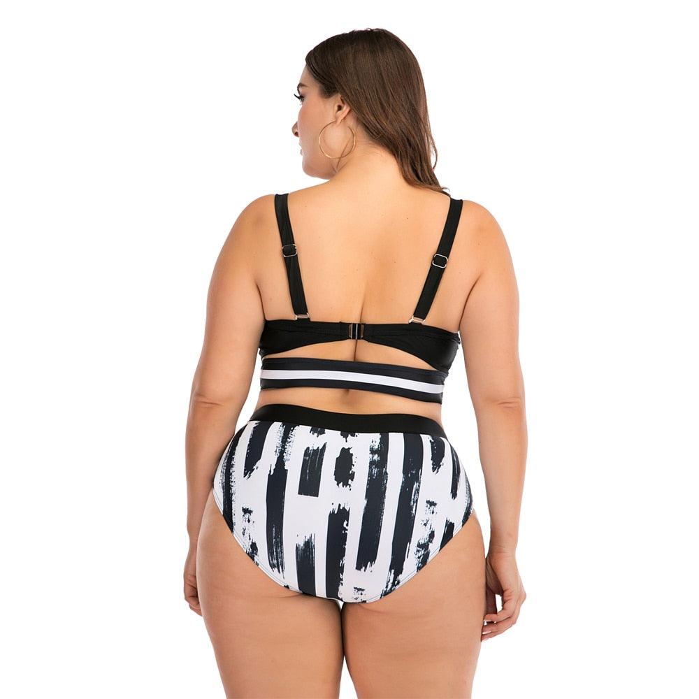 Women Push Up Bikini Sets Swimwear Women Swimsuit Plus Larges Size Bathing Swimming Suits Beachwear Women's Swimsuits Halter Push Up Bikini Two Piece Bathing Suits Women Plus Size Bikini