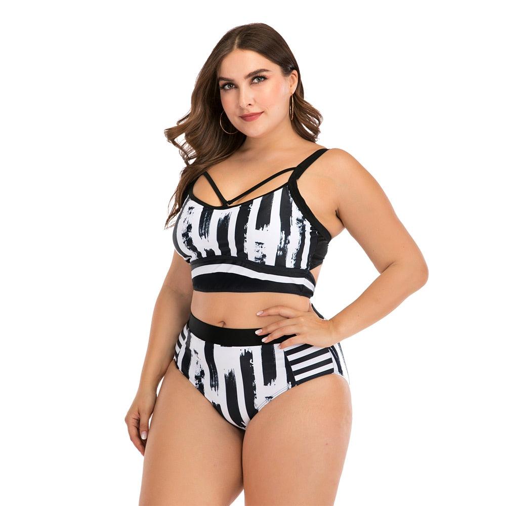 Women Push Up Bikini Sets Swimwear Women Swimsuit Plus Larges Size Bathing Swimming Suits Beachwear Women's Swimsuits Halter Push Up Bikini Two Piece Bathing Suits Women Plus Size Bikini