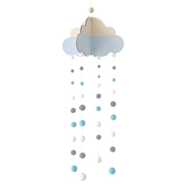 Wooden Hot Air Balloon Wind Chime Hanging Toys Baby Bed Bell Kids Room Decoration Wall Hanging Ornaments Nursery Decor Photo Props For Kids Wind Chimes Decorations
