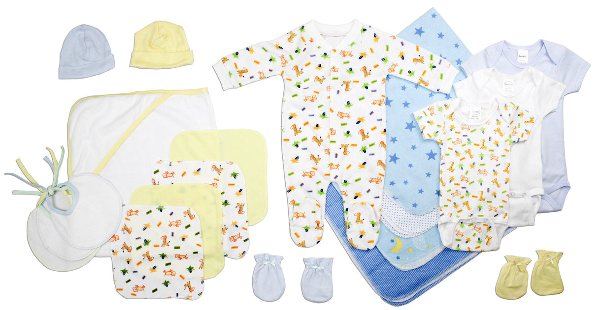 Newborn Baby Boy 20 Pc Layette Baby Shower Gift Set