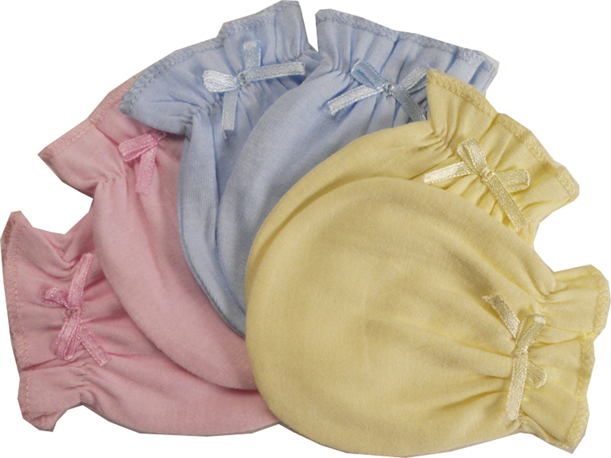 Blue Infant Mittens 3pk