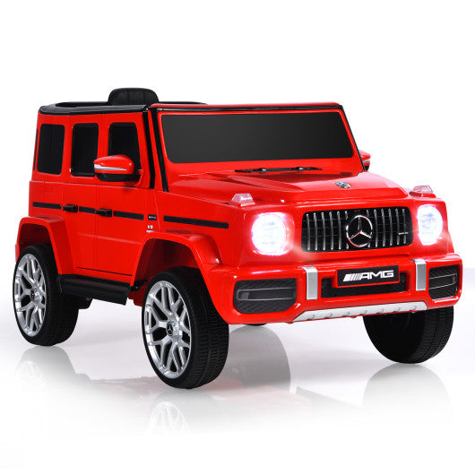 12V Mercedes-Benz G63 Licensed Kids Ride On Car with Remote Control-Red