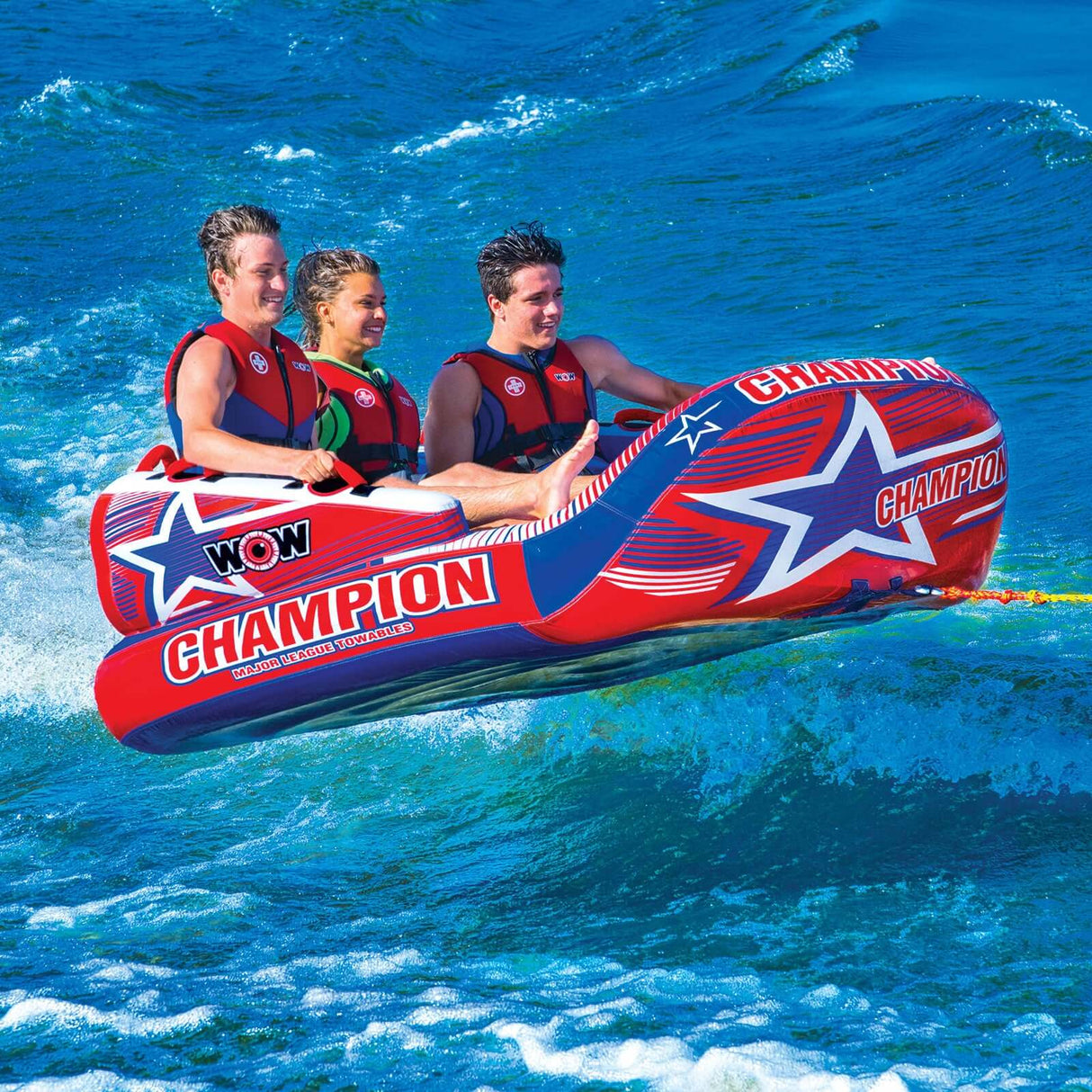 WOW Sports Champion 3-Person Towable (21-1010) by Jupiter Gear