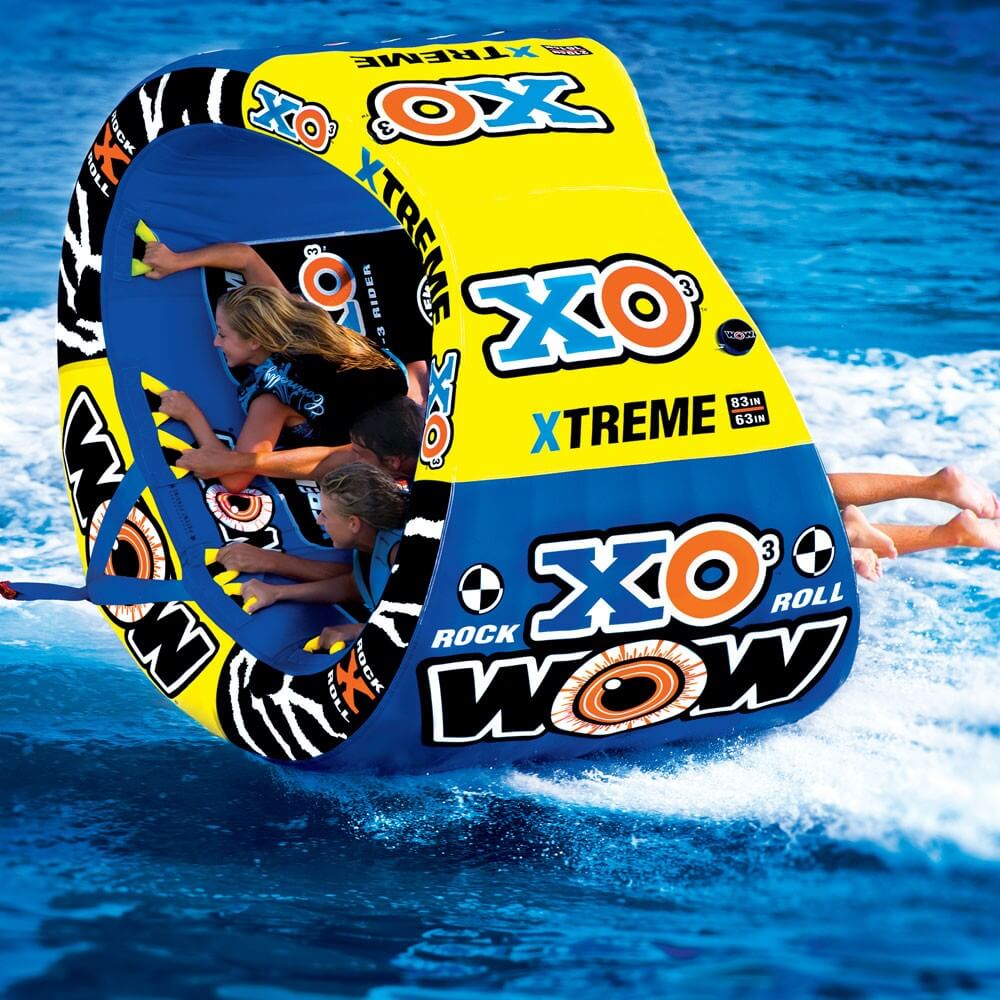 WOW Sports XO XTREME 1-3 Person Towable (12-1030) by Jupiter Gear