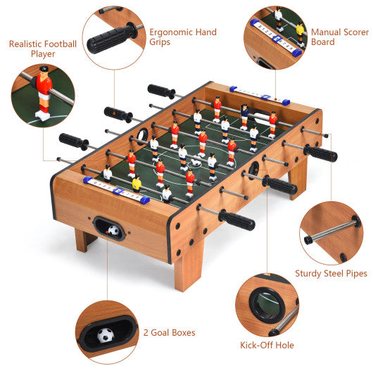 27 Inch Foosball Table Mini Tabletop Soccer Game