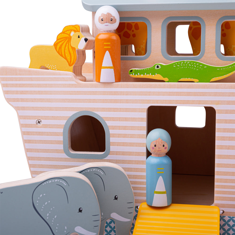 100% FSC Certified Noah's Ark by Bigjigs Toys US
