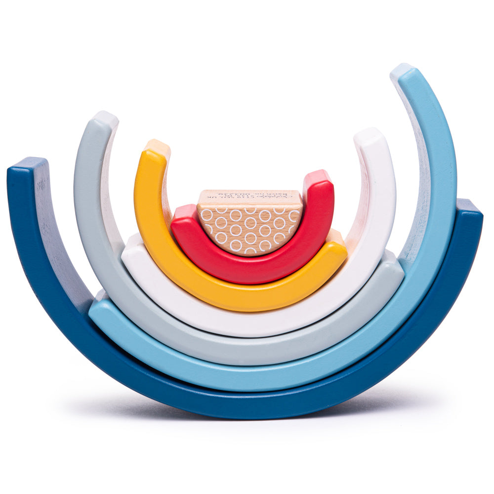 100% FSC Certified Rainbow Arches by Bigjigs Toys US