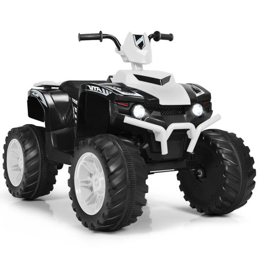 12V Kids 4-Wheeler ATV Quad Ride On Car -White
