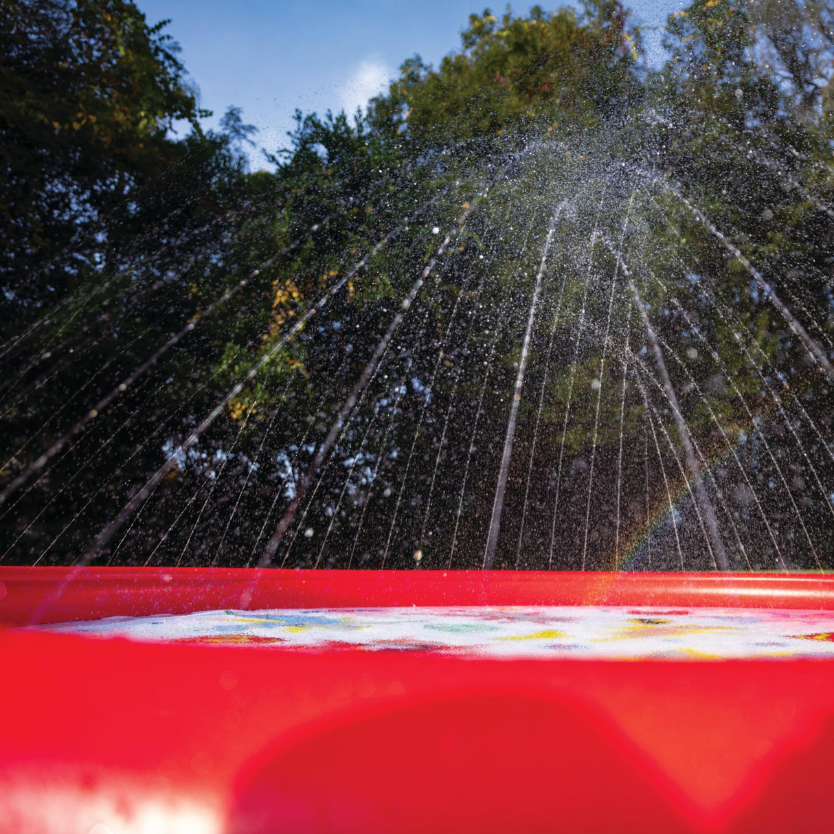 WOW Sports DC Comics Justice League 12ft Splash Pad and Wading Pool (22-WSM-4155-WOW) by Jupiter Gear