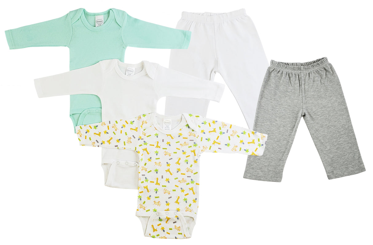 Infant Boys Long Sleeve One Piece and Track Sweatpants