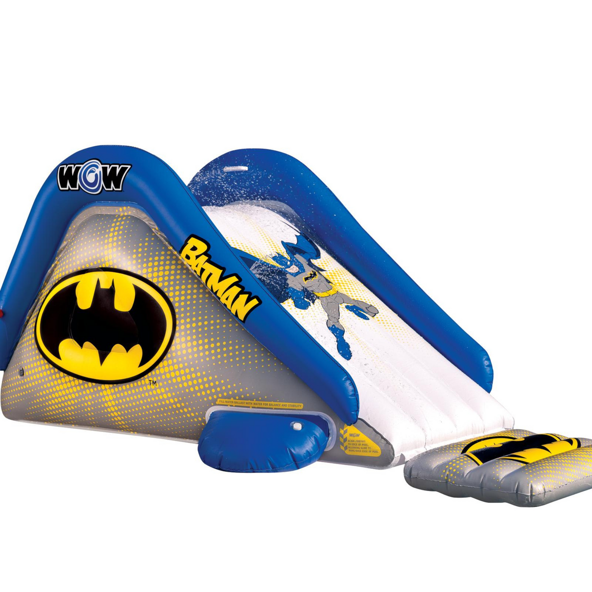 WOW Sports DC Comics Batman Large Inflatable Pool Slide (22-WSL-4367-WOW) by Jupiter Gear