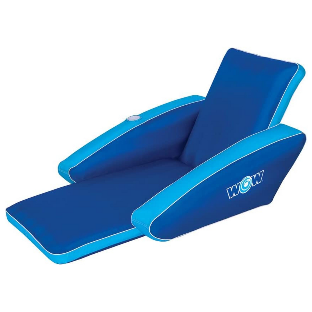 WOW Sports Modern Lounger Pool Float with Cupholder (23-WPF-4542-WOW) by Jupiter Gear
