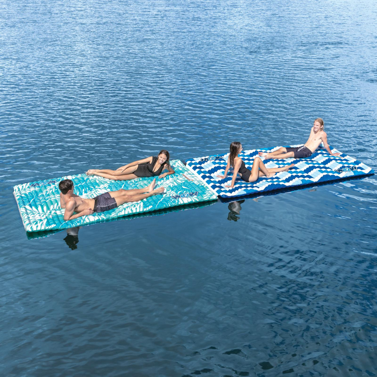 WOW Sports Teal Palm Leaves Water Walkway by Jupiter Gear