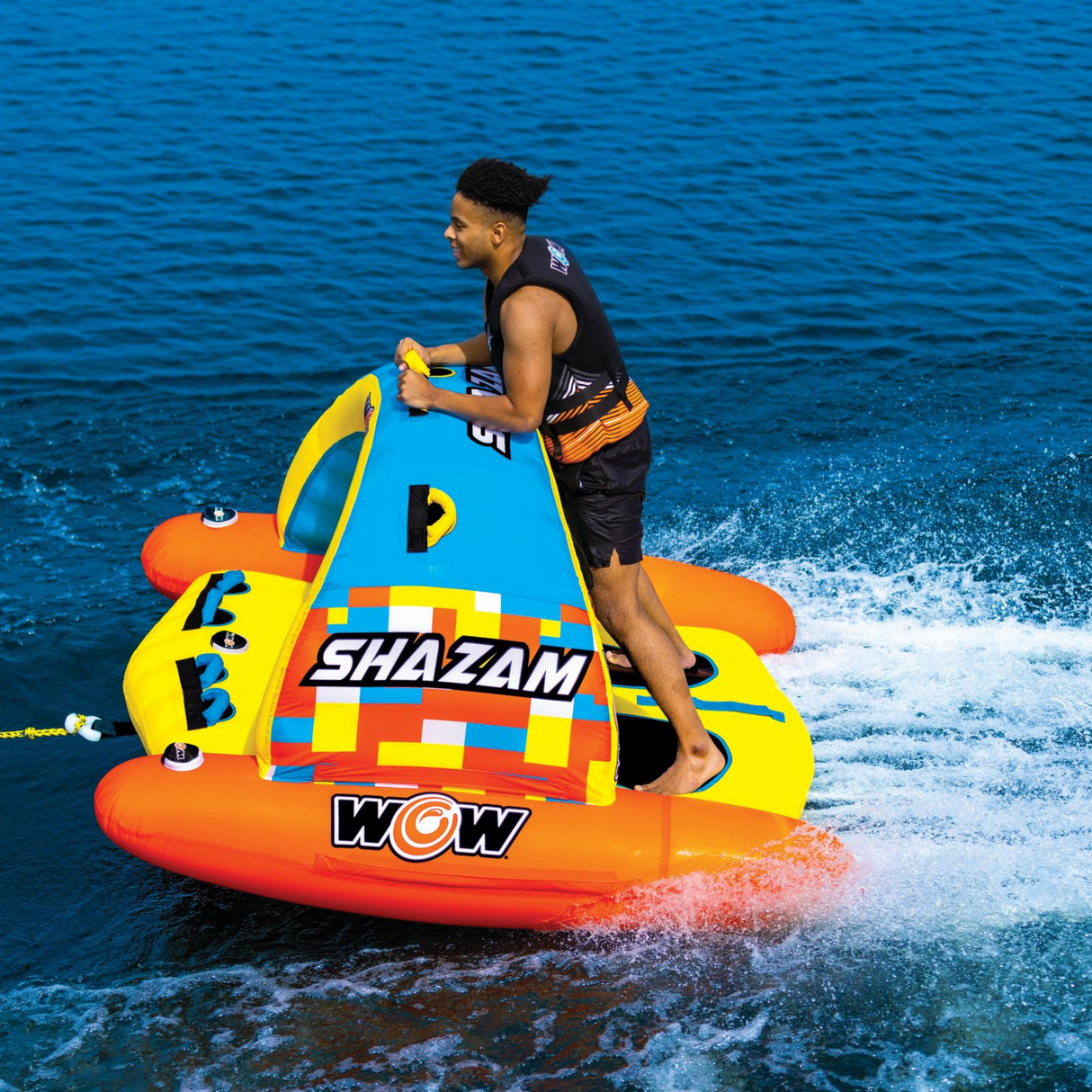 WOW Sports DC Comics Shazam 1- and 2-Person Towable by Jupiter Gear