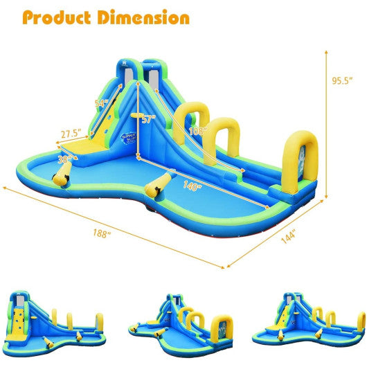 Multifunctional Inflatable Water Bounce with Blower