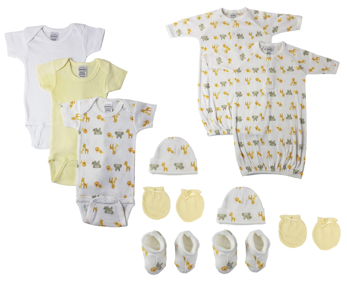 Unisex Newborn Baby 11 Pc Layette Sets