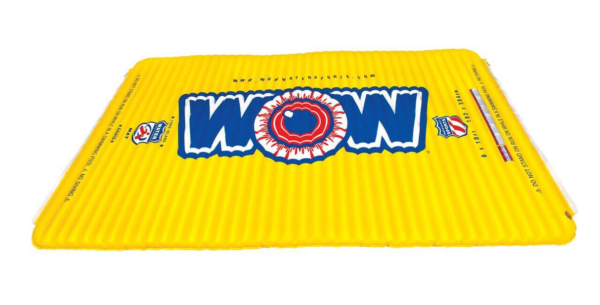 WOW Sports Floating Pool and Lake Water Walkway and Lounge - Yellow (12-2050) by Jupiter Gear