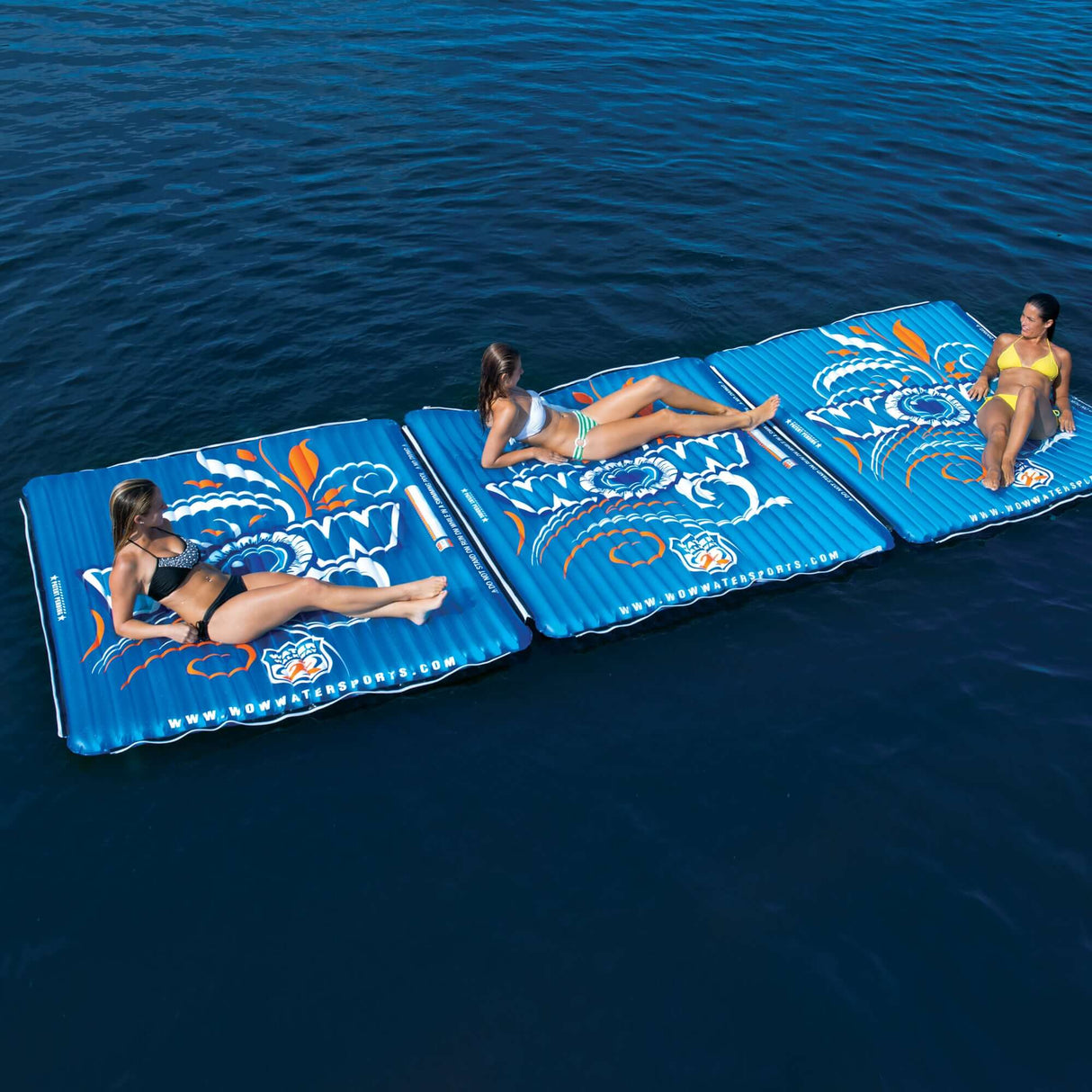 WOW Sports Floating Water Mat For The Pool and Lake - 6X6 Ft. (14-2080) by Jupiter Gear