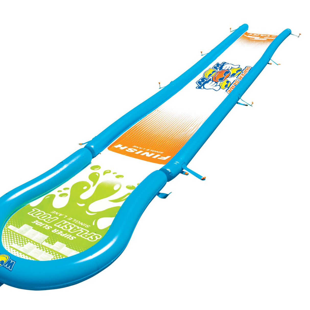 WOW Sports Single Lane Backyard Lawn Slide with Attached Pool (21-2160-WOW) by Jupiter Gear