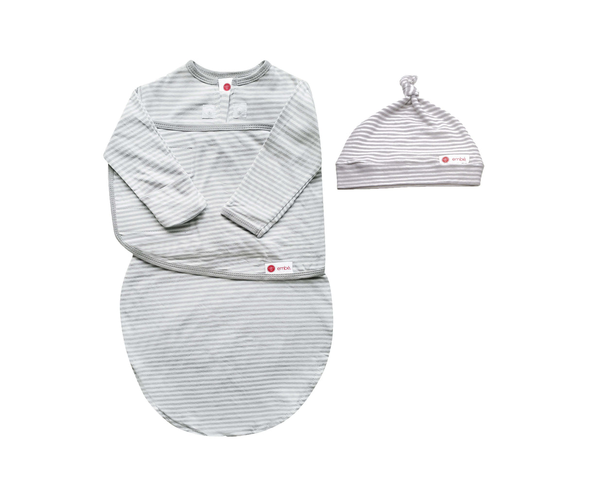 Hat + Long Sleeve Swaddle Sack Bundle by embé®