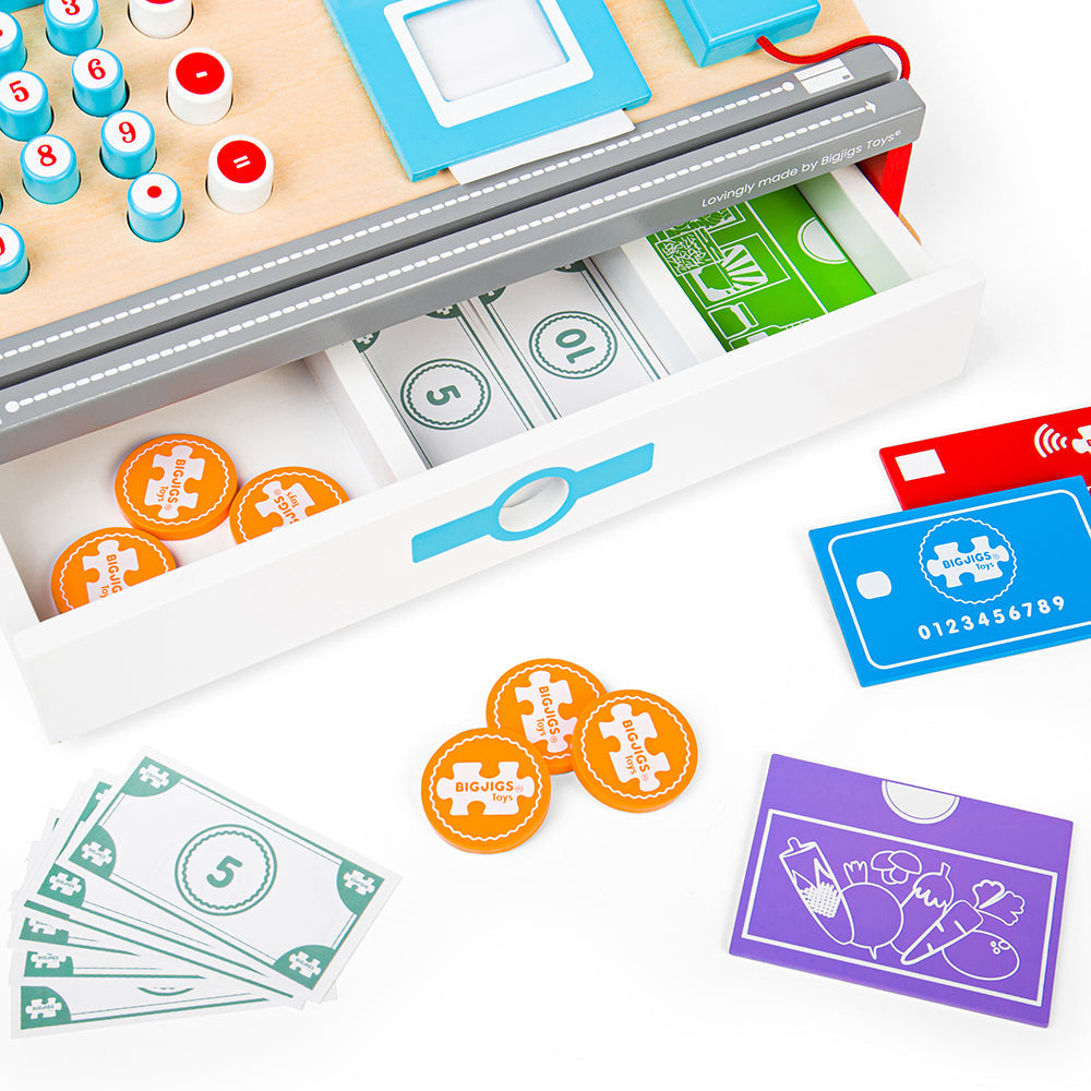 Shop Till with Scanner by Bigjigs Toys US