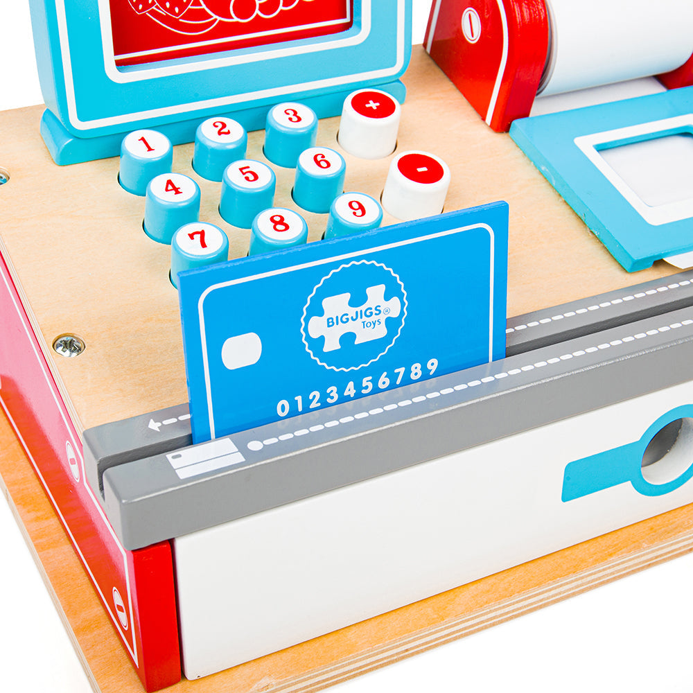 Shop Till with Scanner by Bigjigs Toys US