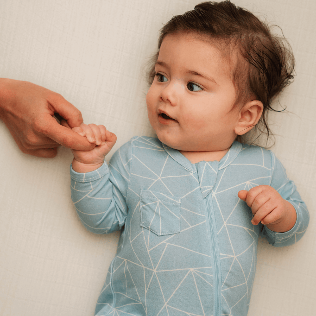 Footed Jammies COASTAL by Milk Snob