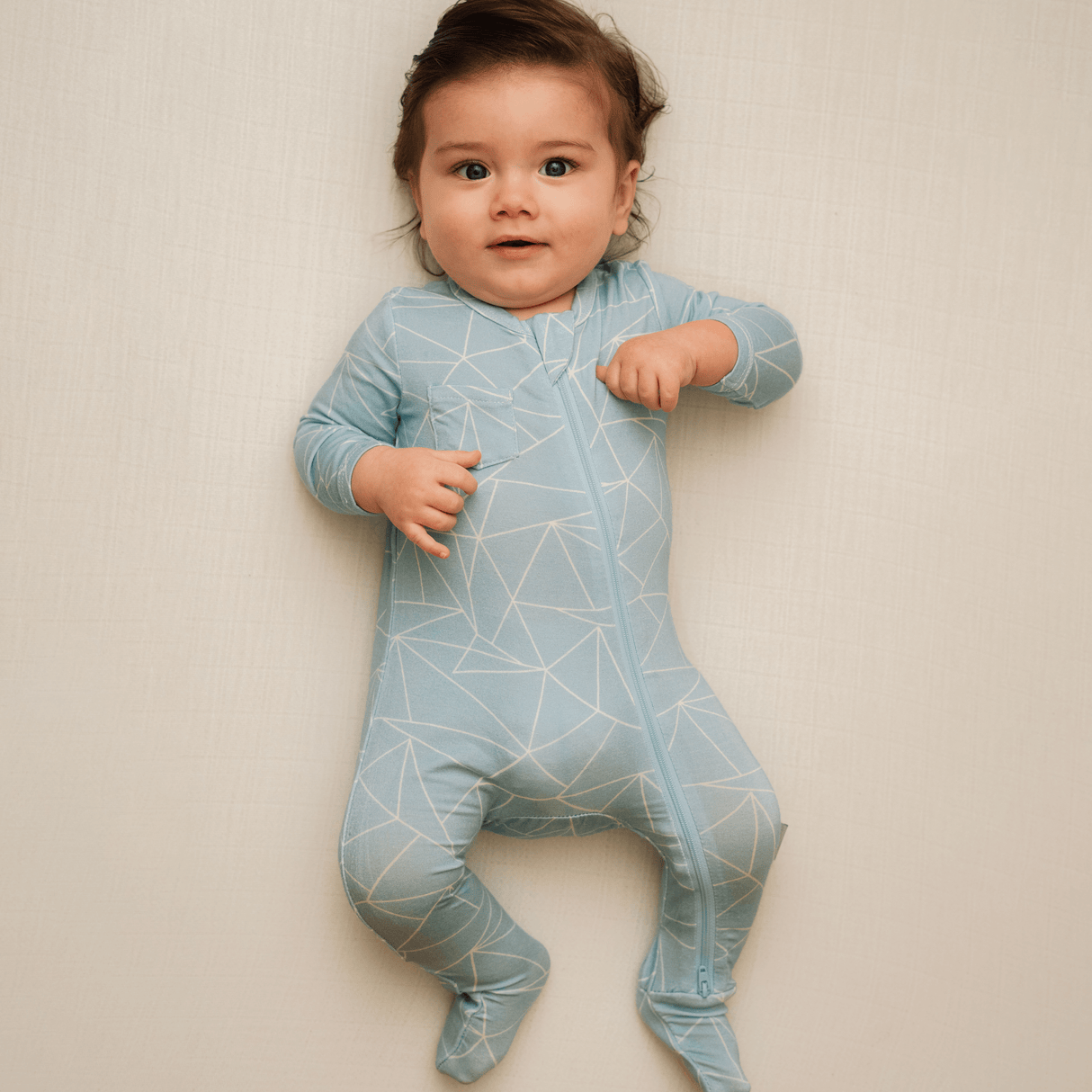 Footed Jammies COASTAL by Milk Snob