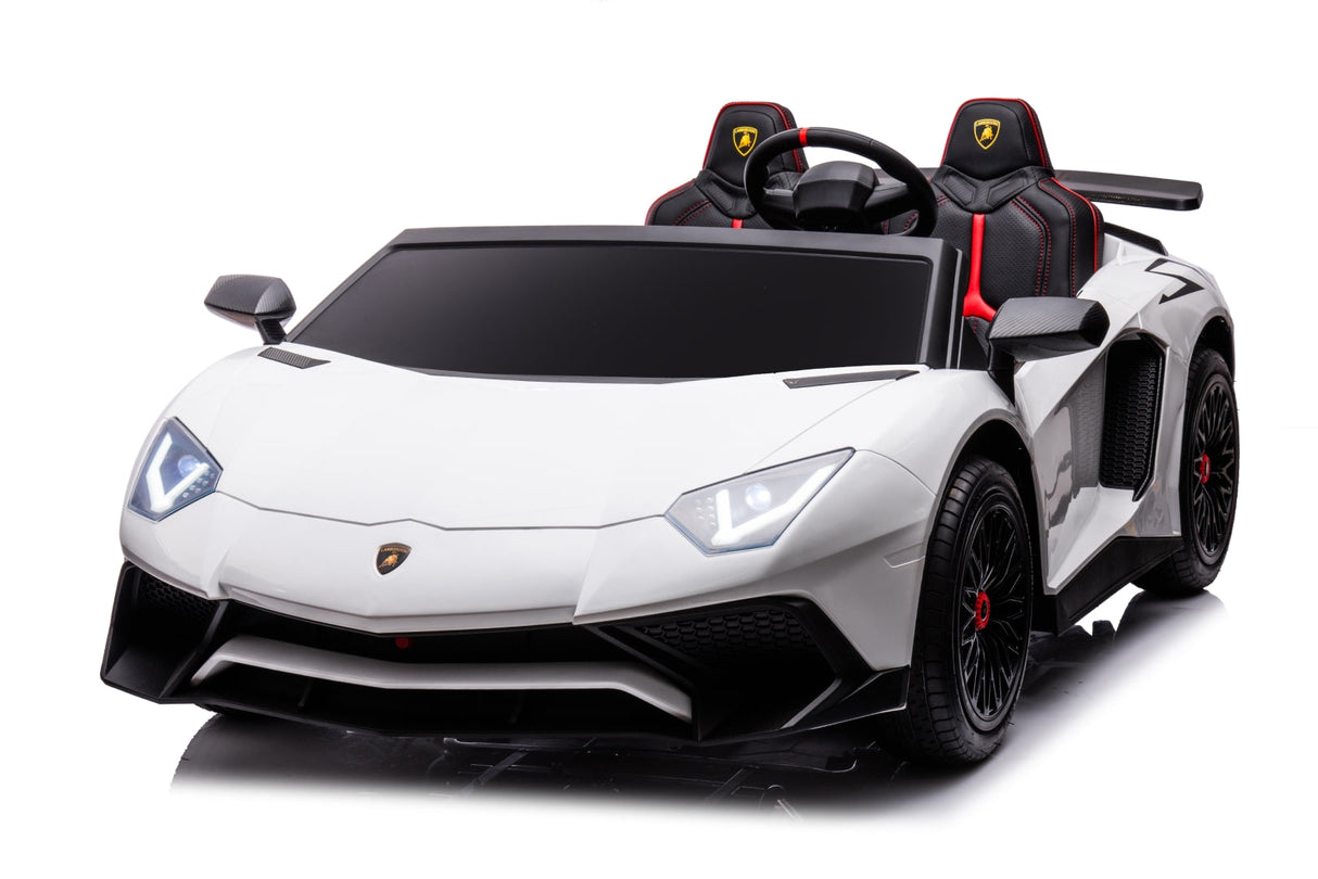 24V Lamborghini Aventador 2 Seater Ride on Car for Kids with Brushless Motor - DTI Direct USA
