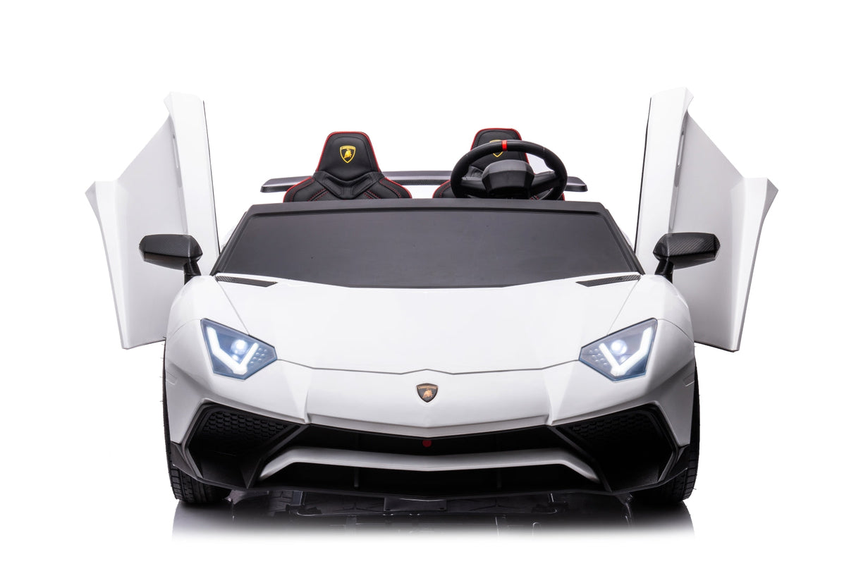 24V Lamborghini Aventador 2 Seater Ride on Car for Kids with Brushless Motor - DTI Direct USA