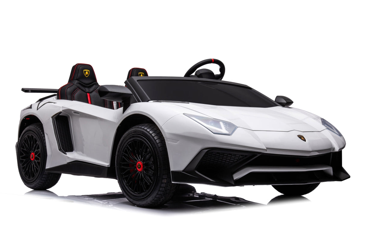 24V Lamborghini Aventador 2 Seater Ride on Car for Kids with Brushless Motor - DTI Direct USA