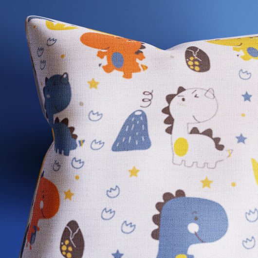 High-density Padding Kids Sofa with Armrest and Extra Pilow-Blue