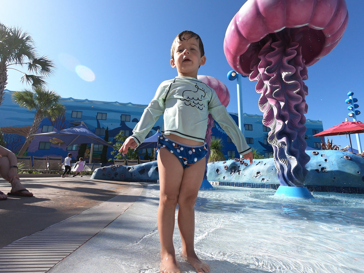 Anchors Reusable Swim Diaper, Adjustable 2-5 Years (20-55lbs) Beau and Belle Littles by Beau & Belle Littles