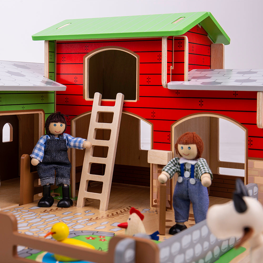 Cobblestone Farm by Bigjigs Toys US