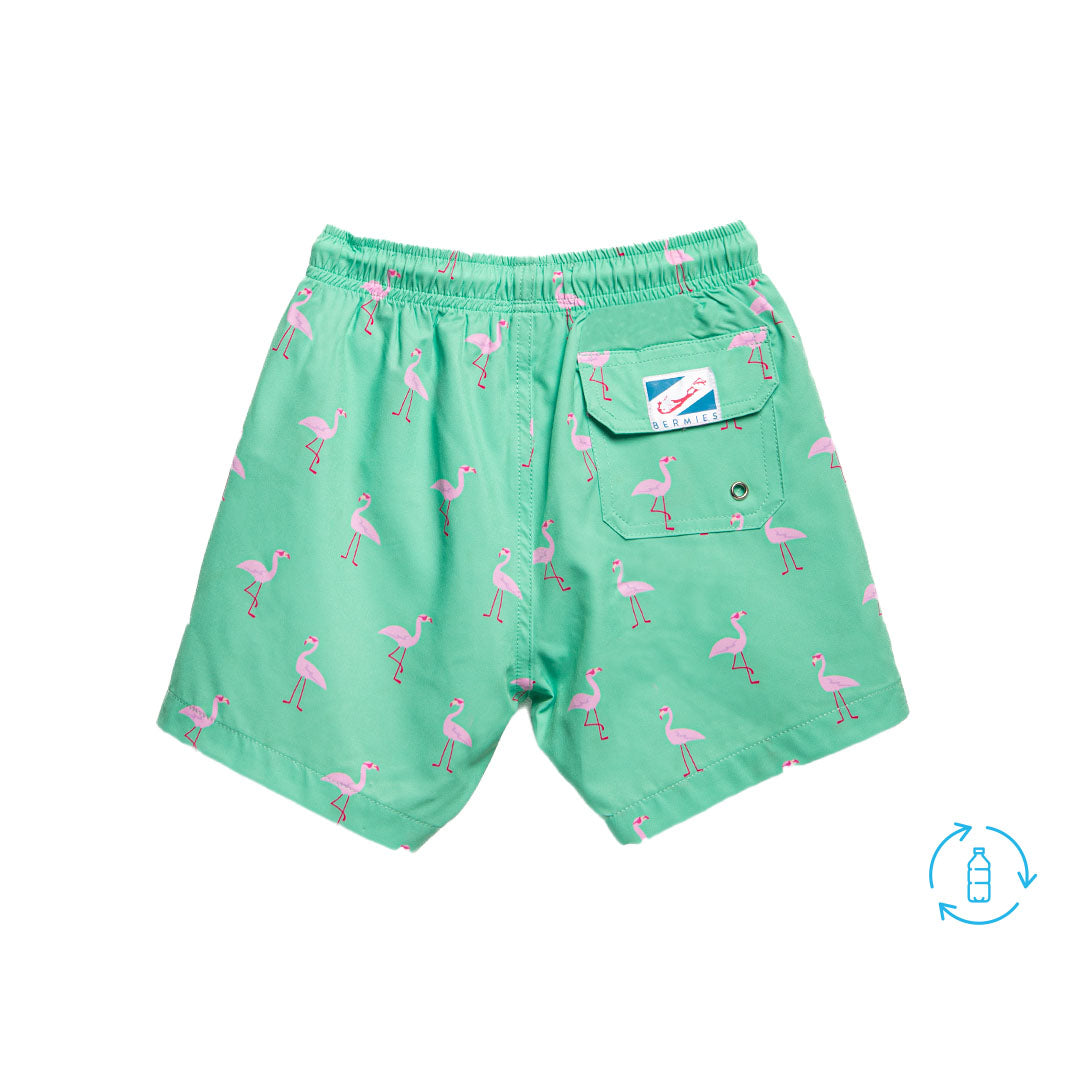 Green Flamingo by Bermies